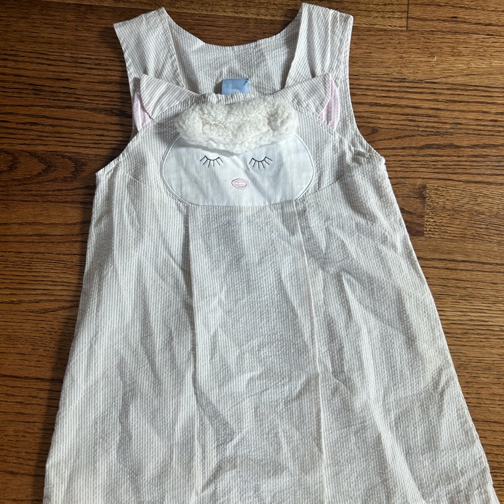 Bella Bliss White Striped Garment